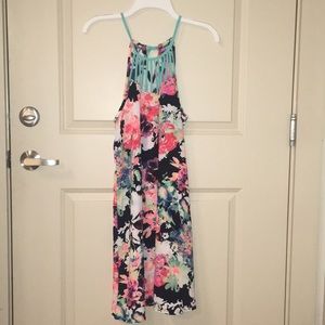 Floral Halter Dress